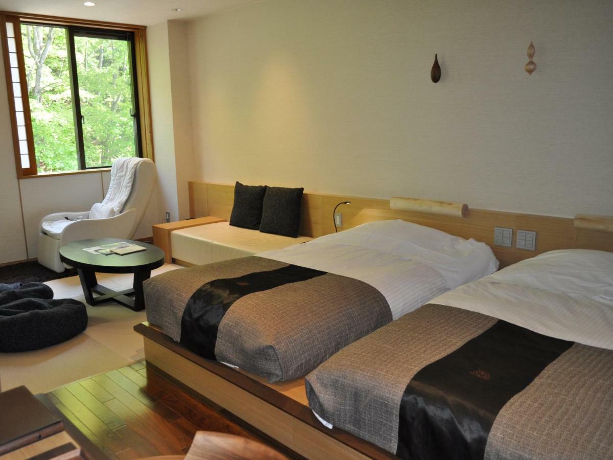 Niseko Konbu Onsen Tsuruga Moku-No-Sho Hotel Exterior foto